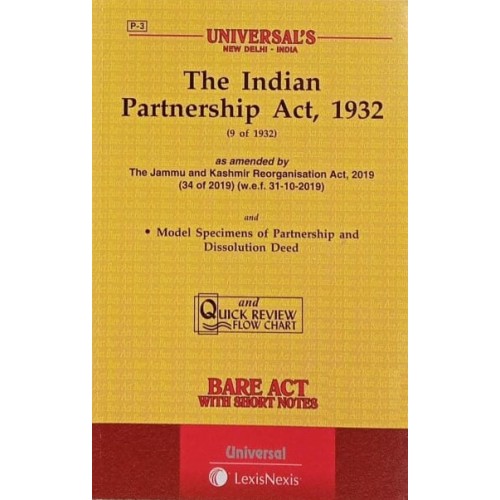 Universal's The Indian Partnership Act, 1932 Bare Act 2023 | LexisNexis